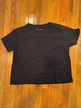 Free Assembly Black  Boxy Tee